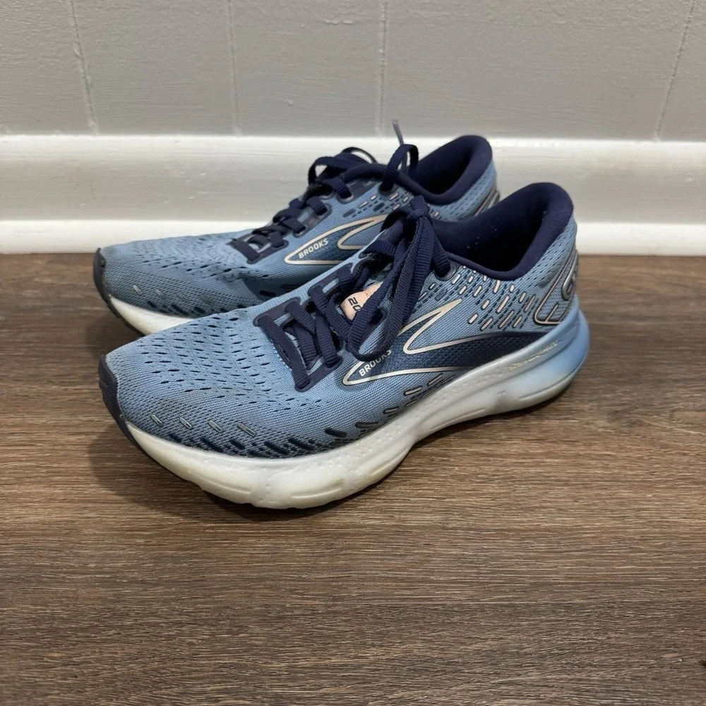 Brooks Glycerin 20 Women's Sz 7 Blue Multicolor NO INSOLE